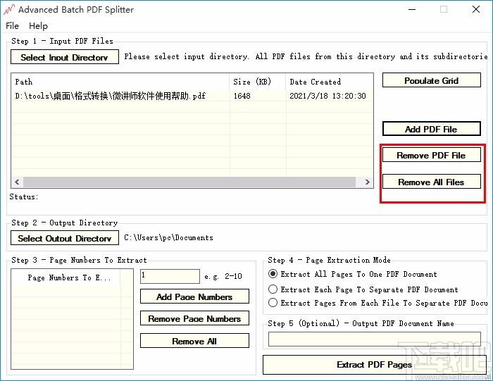 Advanced Batch PDF Splitter,PDF批量分割软件,PDF分割