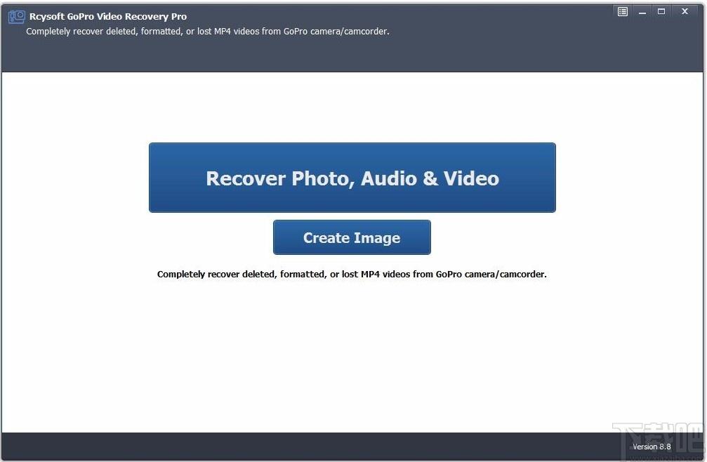 Rcysoft GoPro Video Recovery下载,GOpro数据恢复工具