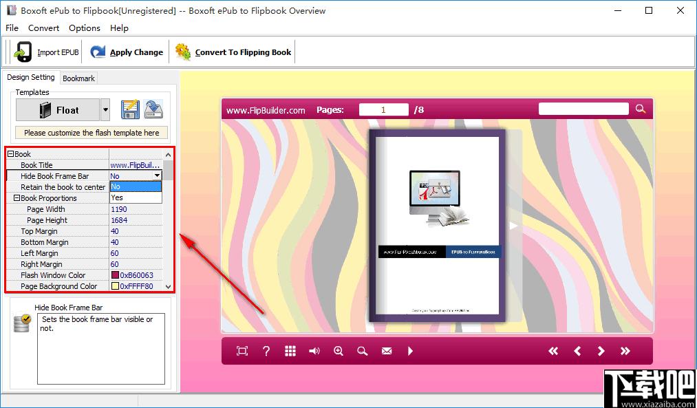 Boxoft ePub to Flipbook下载,文档转换,电子书,动画书籍