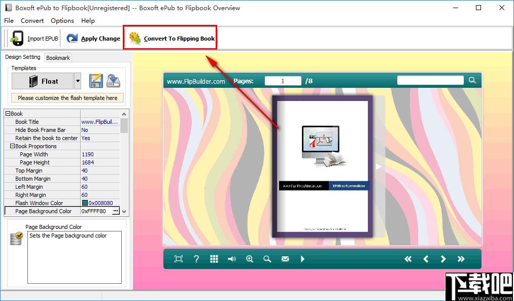 Boxoft ePub to Flipbook下载,文档转换,电子书,动画书籍