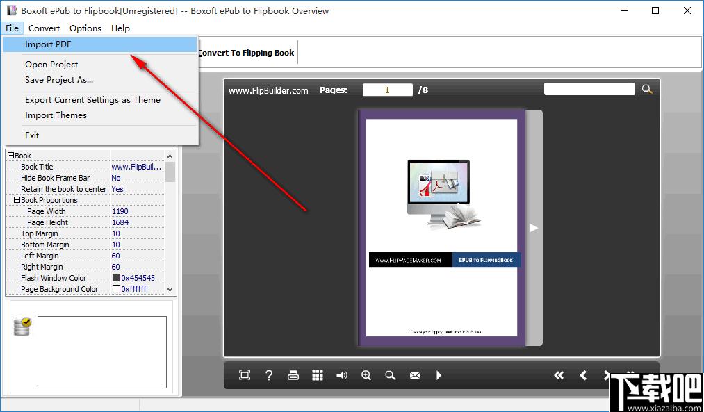 Boxoft ePub to Flipbook下载,文档转换,电子书,动画书籍