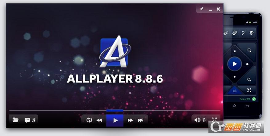 ALLPlayer全能播放器,全能高清,视频音频播放器.